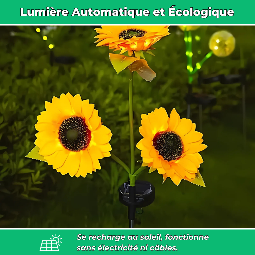 SolarBloom™ Solar Sunflower Garden Light