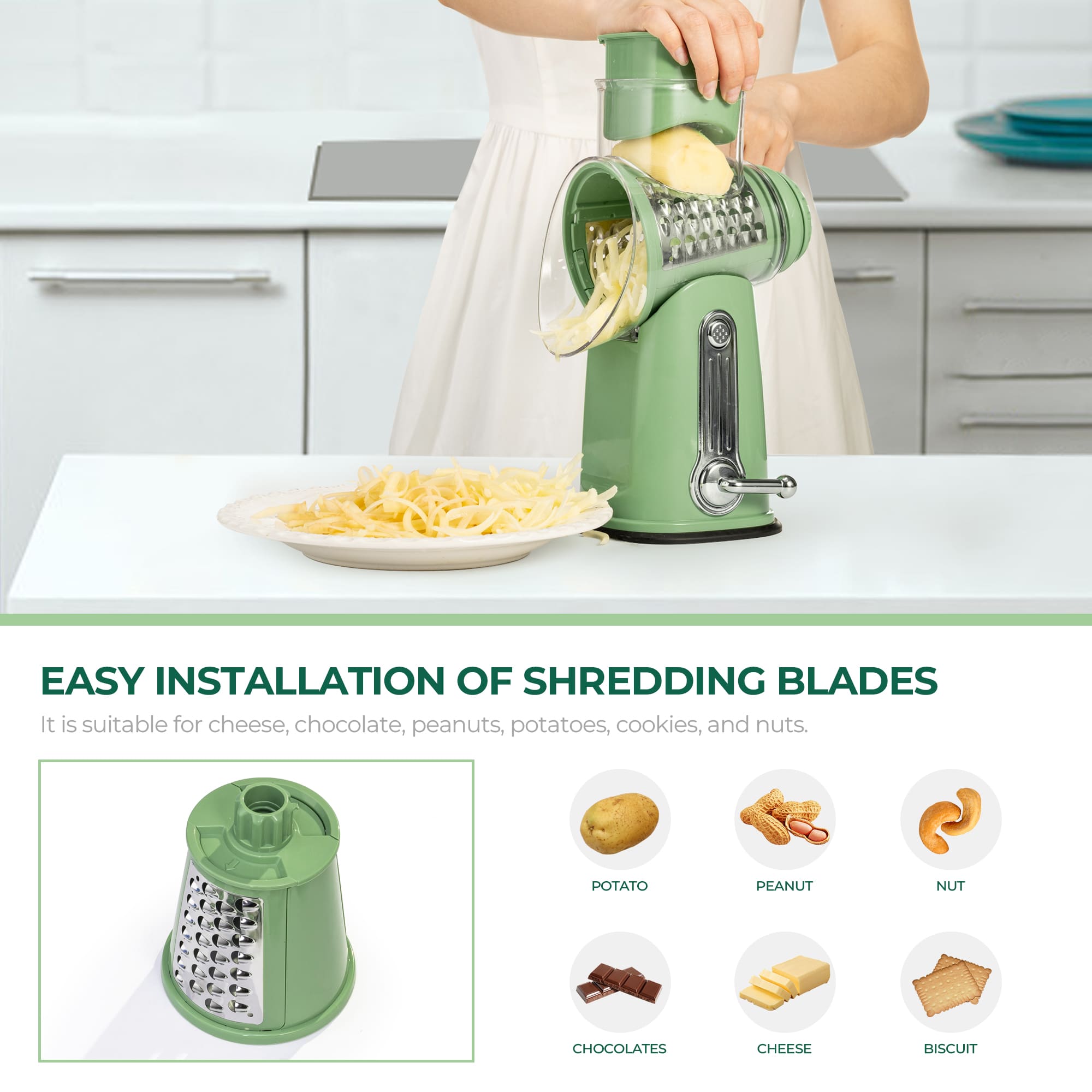 FreshPrep™ 3-in-1 Rotary Slicer